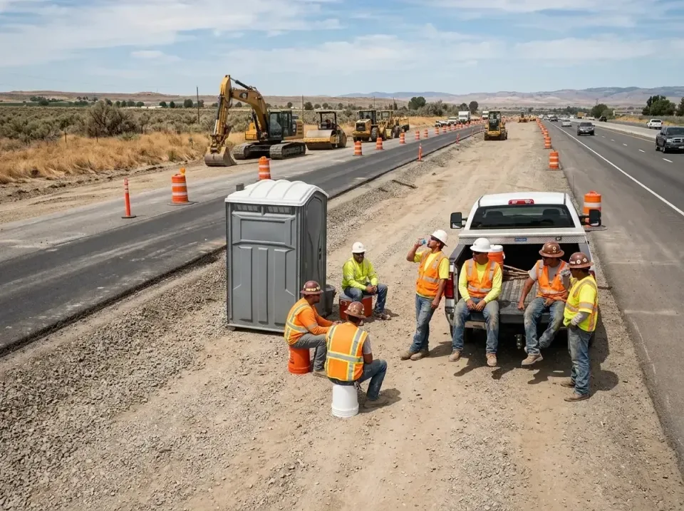 highway-road-construction-crew-007 — frequently asked questions, Porta Potty and Restroom Rentals in Brimfield, OH